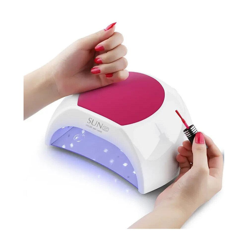 UV Nail Lamp SUN2C 48W Professional Gel Curing Light with Timer Manicure Dryer