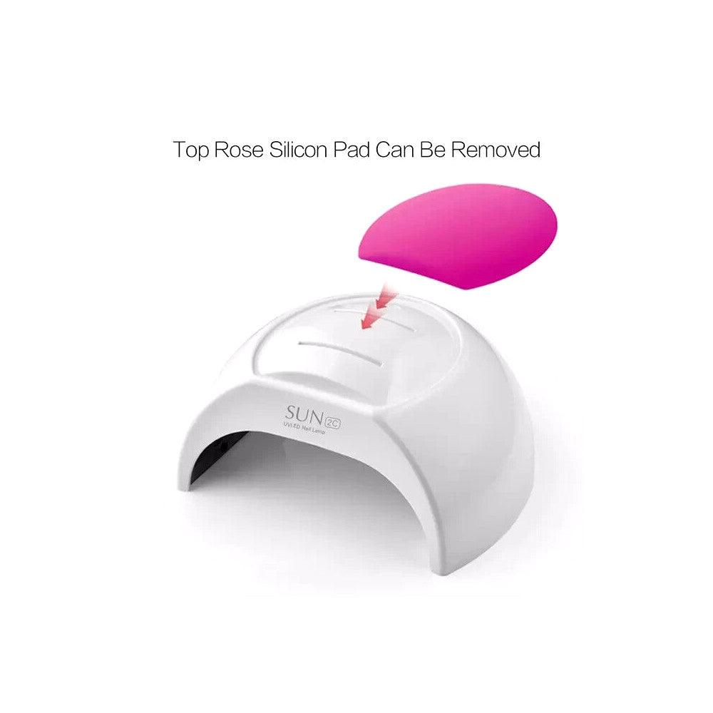 UV Nail Lamp SUN2C 48W Professional Gel Curing Light with Timer Manicure Dryer