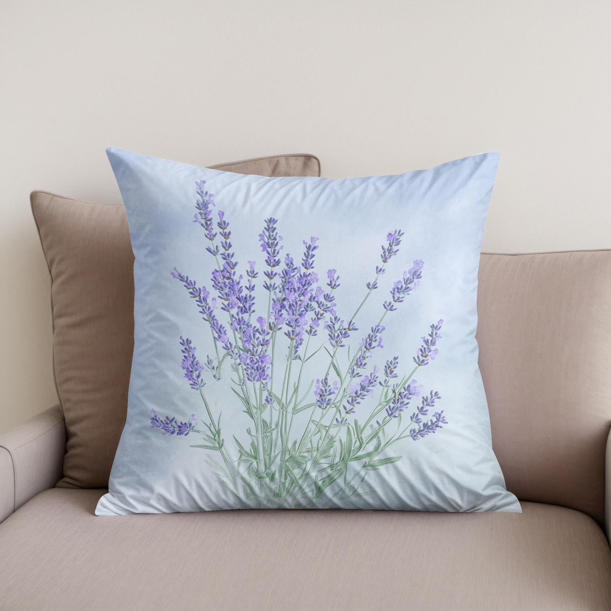 Tranquil Bloom Cotton Cushion