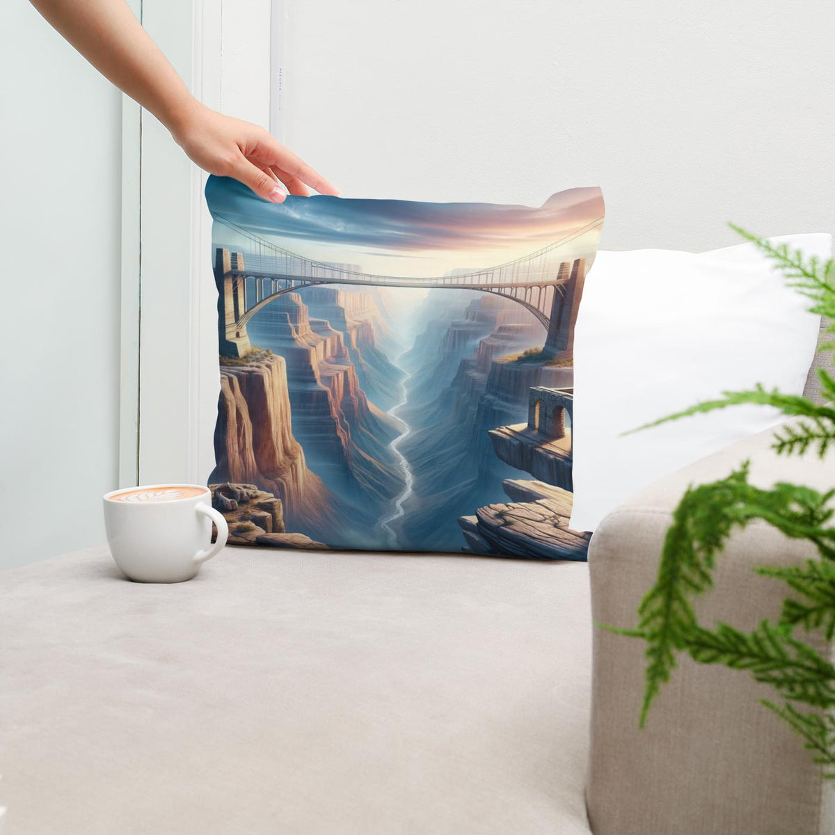 Epochs Span Cotton Cushion