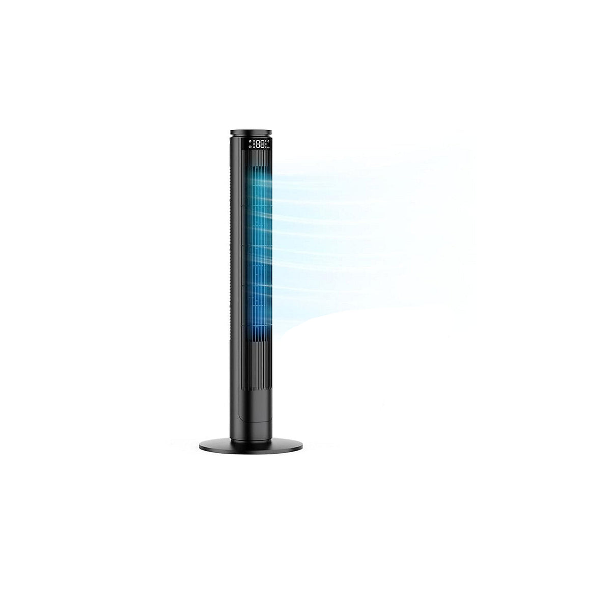 Tower Fan 92cm Quiet Remote Control LED Display 6 Speeds 5 Modes Oscillating Timer