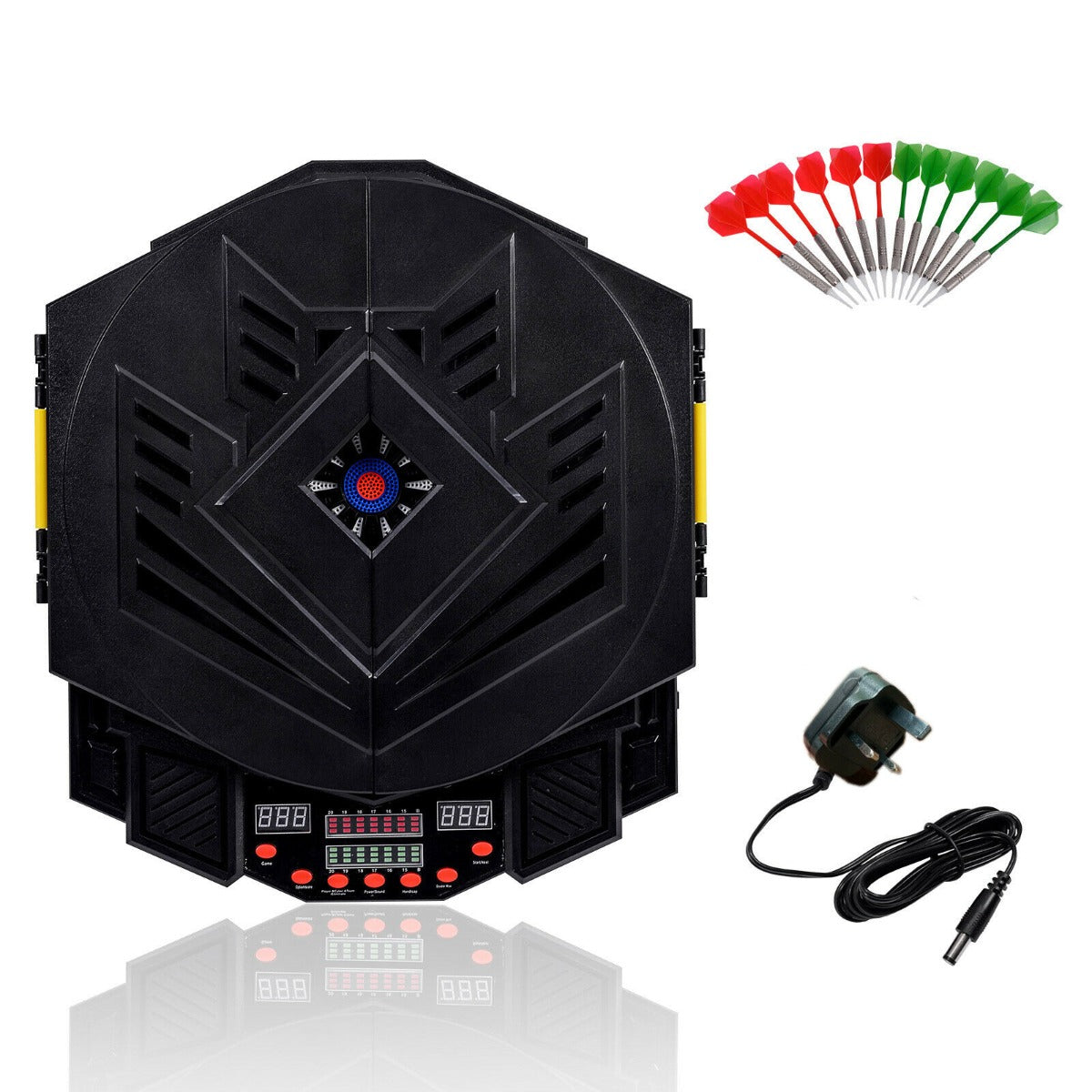 LED Dart Board with 216 Variations 12 Darts Included