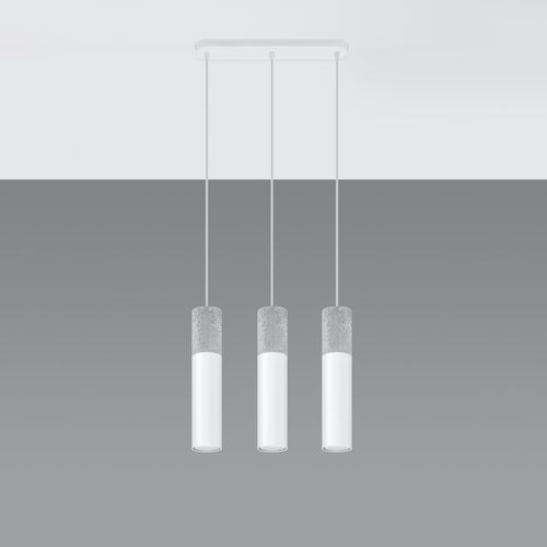 Pendant lamp Steel, concrete Borgio modern Design GU10