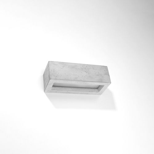 Wall lamp concrete, glass Vega modern Design E27