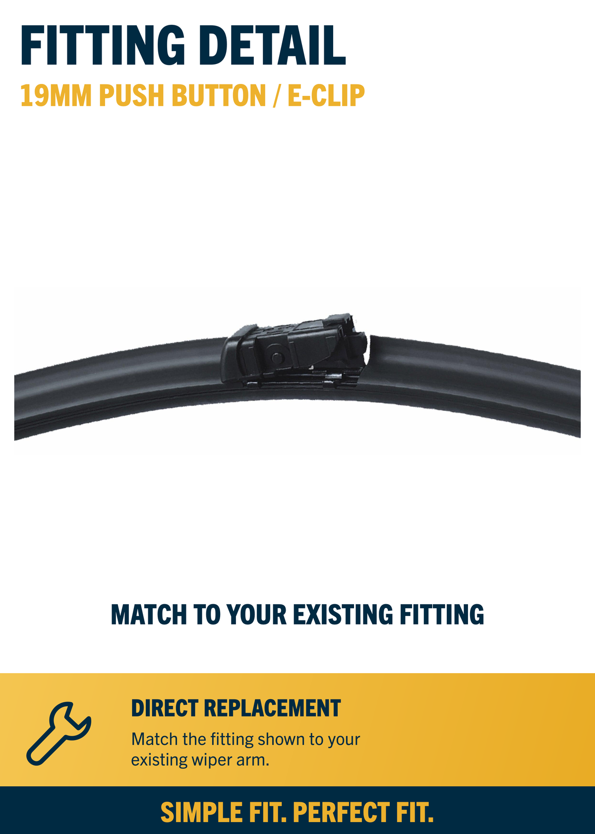 Peugeot 208 Hatchback Mar 2012 to Aug 2019 Front & Rear Wiper Blade Set