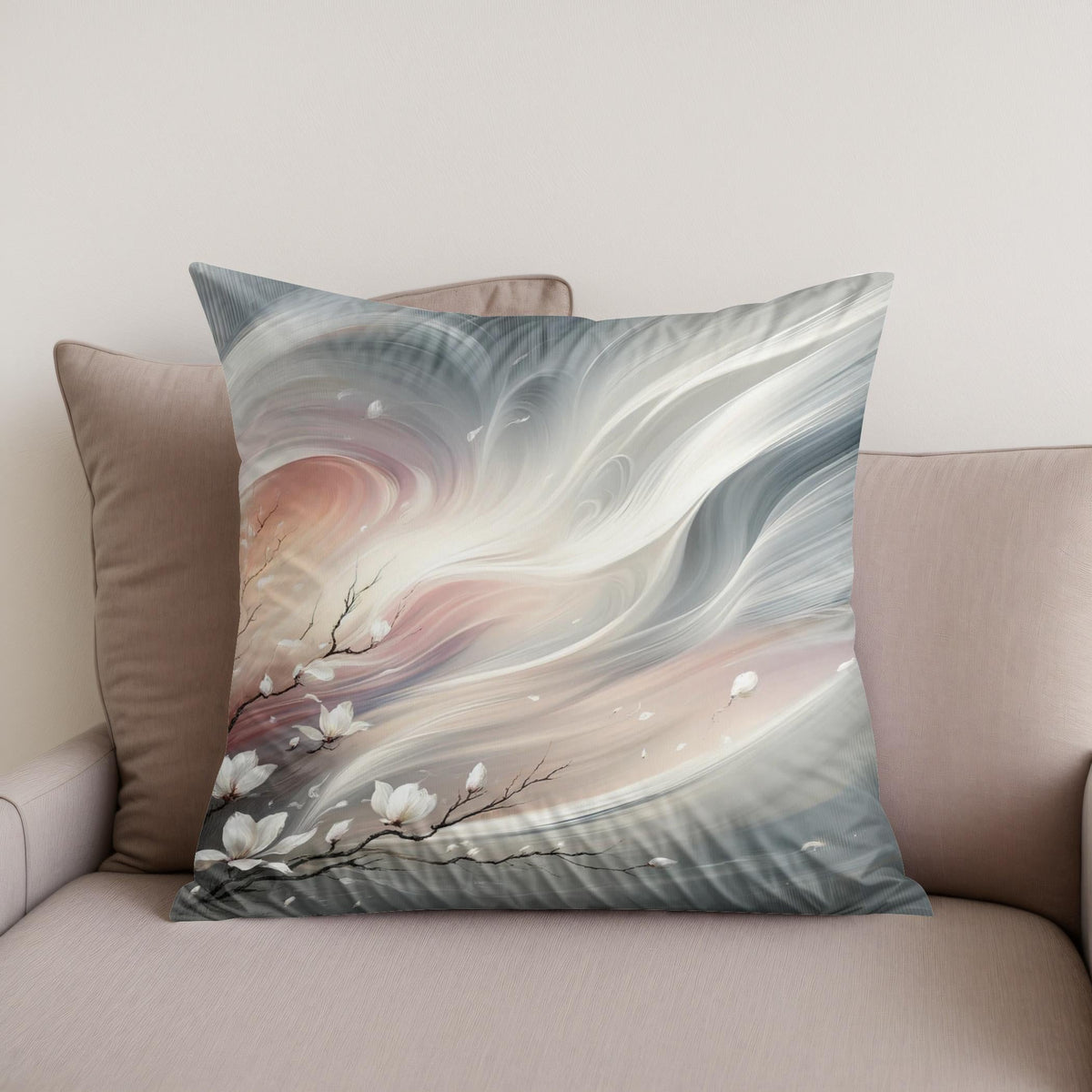 Whispers of the Wind Cotton Cushion