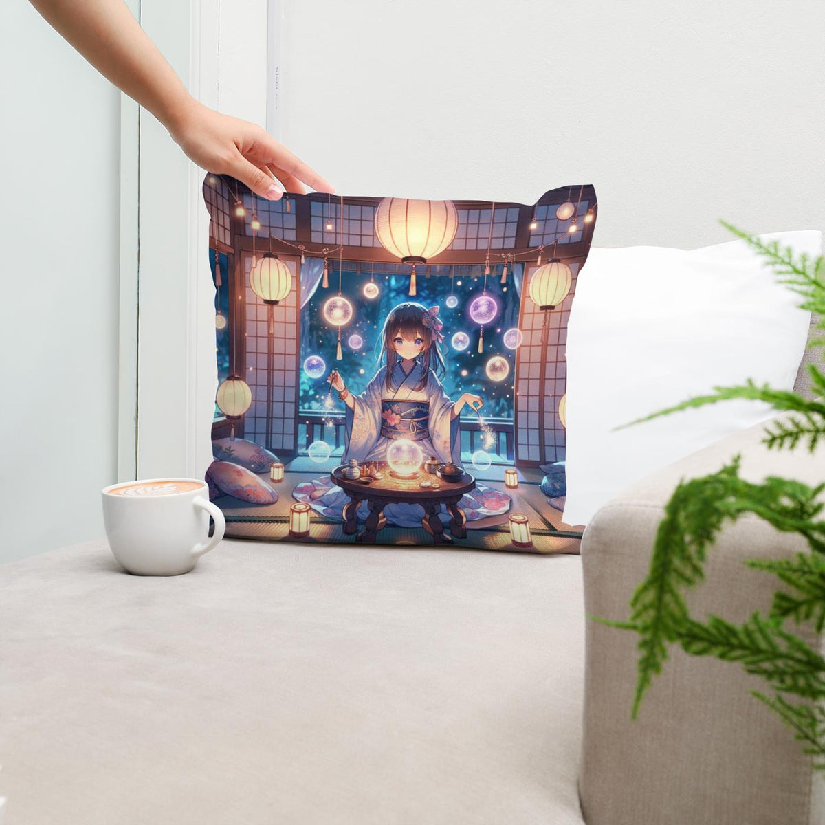 Dream Weaver's Realm Cotton Cushion