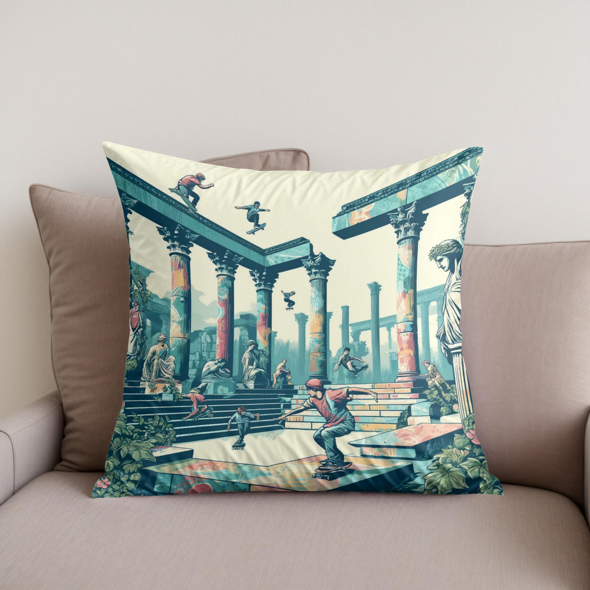 Ancient Grind Cotton Cushion