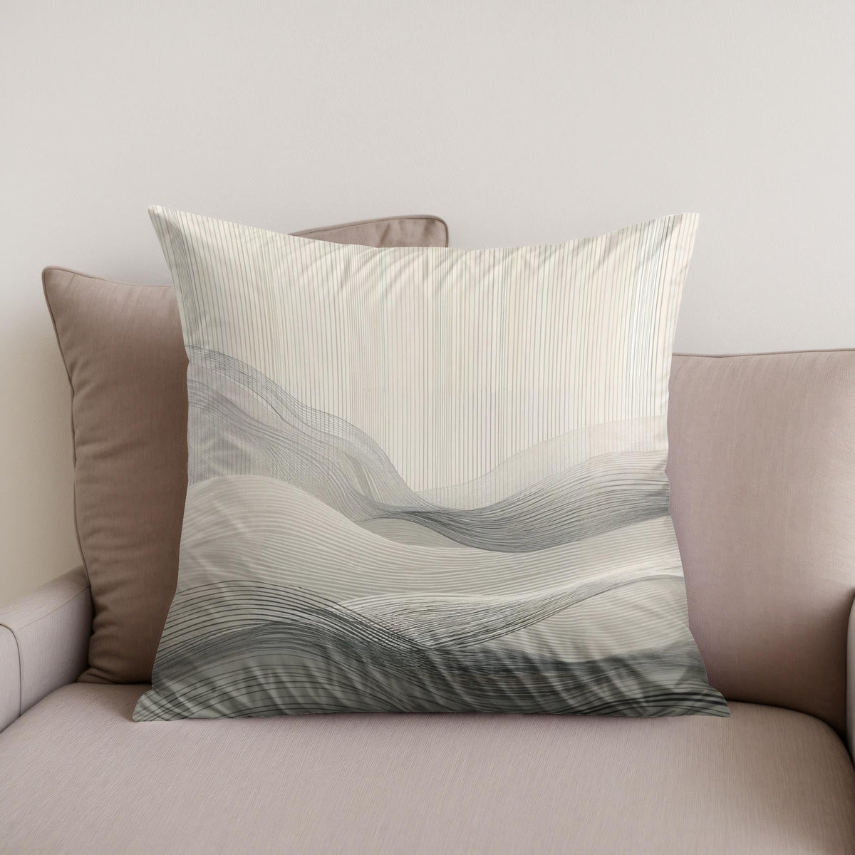 Minimalist Echoes Cotton Cushion