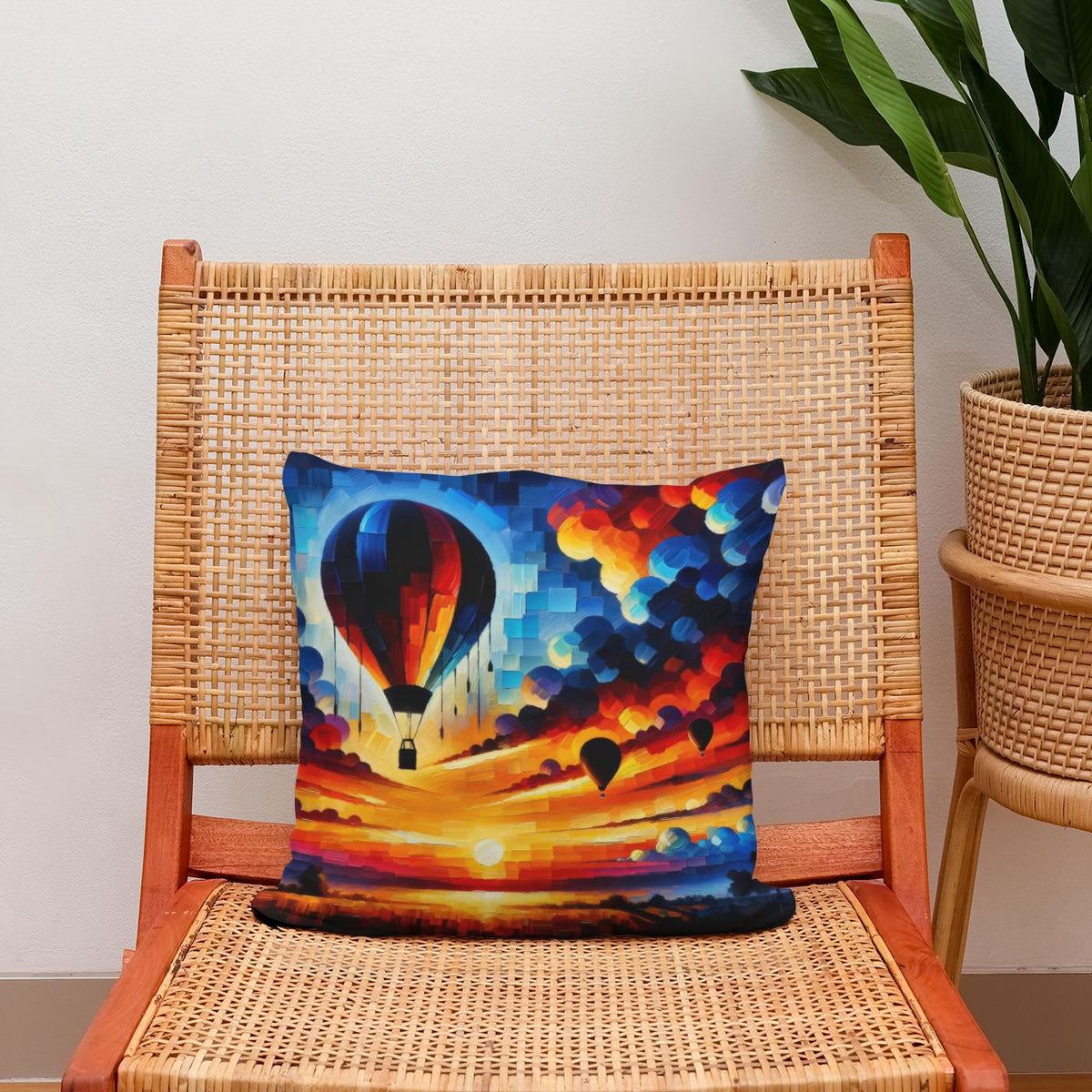 Dusk Contrasts Cotton Cushion